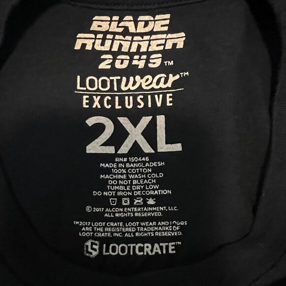 Loot Crate Tops Exclusive Blade Runner 2049 Size XXL Wallace Corporation - Picture 3 of 4